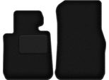 Wielganizator Tappetini Auto Velours Anteriori Adatto Per Bmw 1 F22 (2011-2019, Coupé) Neri, Set 2 Pz, Con Fissaggi