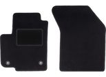 Wielganizator Tappetini Auto Velours Anteriori Adatto Per Suzuki SX4 I (2006-2014, Hatchback) Neri, Set 2 Pz, Con Fissaggi