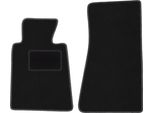 Wielganizator Tappetini Auto Velours Anteriori Adatto Per Bmw 5 E34 (1988-1994, Berlina, Station Wagon, Touring) Neri, Set 2 Pz, Con Fissaggi