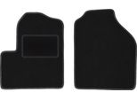 Wielganizator Tappetini Auto Velours Anteriori Adatto Per Ford Tourneo Connect (2003-2012, Furgoncino) Neri, Set 2 Pz, Con Fissaggi