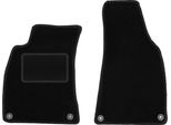 Wielganizator Tappetini Auto Velours Anteriori Adatto Per Seat Exeo (2008-2015, Berlina, Station Wagon) Neri, Set 2 Pz, Con Fissaggi