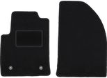 Wielganizator Tappetini Auto Velours Anteriori Adatto Per Ford Fusion (2005-2012, Hatchback) Neri, Set 2 Pz, Con Fissaggi