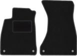 Wielganizator Tappetini Auto Velours Anteriori Adatto Per Audi A5 5FA (2017-, Sportback) Neri, Set 2 Pz, Con Fissaggi