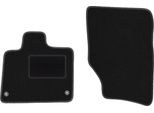 Wielganizator Tappetini Auto Velours Anteriori Adatto Per Audi Q7 I 4L (2005-2015, Suv) Neri, Set 2 Pz, Con Fissaggi