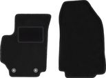 Wielganizator Tappetini Auto Velours Anteriori Adatto Per Fiat Croma Ii (2005-2011, Station Wagon) Neri, Set 2 Pz, Con Fissaggi