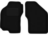 Wielganizator Tappetini Auto Velours Anteriori Adatto Per Fiat Bravo (1995-2001, Hatchback) Neri, Set 2 Pz, Con Fissaggi