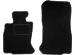 Wielganizator Tappetini Auto Velours Anteriori Adatto Per Bmw 6 F06 (2012-2019, Gran Coupé) Neri, Set 2 Pz, Con Fissaggi