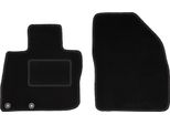 Wielganizator Tappetini Auto Velours Anteriori Adatto Per Honda Civic Viii (2006-2012, Hatchback) Neri, Set 2 Pz, Con Fissaggi
