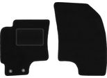 Wielganizator Tappetini Auto Velours Anteriori Adatto Per Chevrolet Evanda (2006-2012, Berlina) Neri, Set 2 Pz, Con Fissaggi