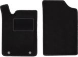 Wielganizator Tappetini Auto Velours Anteriori Adatto Per Citroen Xantia X1 / X2 (1993-2001, Station Wagon, Kombi, Liftback) Neri, Set 2 Pz, Con Fissaggi