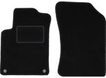 Wielganizator Tappetini Auto Velours Anteriori Adatto Per Citroen C3 Ii (2009-2016, Hatchback) Neri, Set 2 Pz, Con Fissaggi