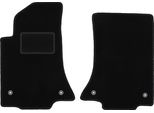 Wielganizator Tappetini Auto Velours Anteriori Adatto Per Opel Omega B (1994-2003, Berlina, Station Wagon) Neri, Set 2 Pz, Con Fissaggi
