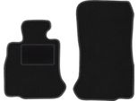 Wielganizator Tappetini Auto Velours Anteriori Adatto Per Bmw 6 F13 (2011-2018, Coupé) Neri, Set 2 Pz, Con Fissaggi