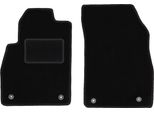 Wielganizator Tappetini Auto Velours Anteriori Adatto Per Opel Astra J (2009-2015, Hatchback, Berlina, Station Wagon, Sports Tourer) Neri, Set 2 Pz, Con Fissaggi