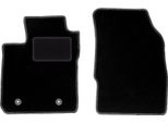 Wielganizator Tappetini Auto Velours Anteriori Adatto Per Ford Ka+ (2014-, Hatchback) Neri, Set 2 Pz, Con Fissaggi