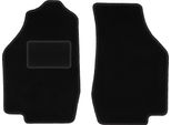 Wielganizator Tappetini Auto Velours Anteriori Adatto Per Honda Civic Iv (1987-1991, Hatchback) Neri, Set 2 Pz, Con Fissaggi