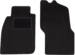 Wielganizator Tappetini Auto Velours Anteriori Adatto Per Mitsubishi Carisma (1995-2004, Berlina, Liftback, Hatchback) Neri, Set 2 Pz, Con Fissaggi