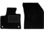 Wielganizator Tappetini Auto Velours Anteriori Adatto Per Peugeot 5008 Ii (2017-, Crossover) Neri, Set 2 Pz, Con Fissaggi