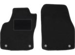 Wielganizator Tappetini Auto Velours Anteriori Adatto Per Opel Astra H (2003-2010, Berlina, Hatchback, Station Wagon, Twintop, Cabriolet, Coupé) Neri, Set 2 Pz, Con Fissaggi