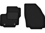Wielganizator Tappetini Auto Velours Anteriori Adatto Per Ford Galaxy MK2 (2006-2011, 7 Posti) Neri, Set 2 Pz, Con Fissaggi
