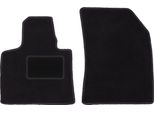 Wielganizator Tappetini Auto Velours Anteriori Adatto Per Citroen C4 Spacetourer (2013-2018, Minivan) Neri, Set 2 Pz, Con Fissaggi