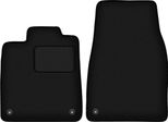 Wielganizator Tappetini Auto Velours Anteriori Adatto Per Porsche Taycan (2020-, Berlina) Neri, Set 2 Pz, Con Fissaggi