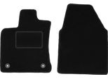 Wielganizator Tappetini Auto Velours Anteriori Adatto Per Nissan Qashqai J10 I (2006-2013, Crossover) Neri, Set 2 Pz, Con Fissaggi