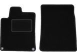 Wielganizator Tappetini Auto Velours Anteriori Adatto Per Citroen C5 I (2001-2008, Berlina, Station Wagon) Neri, Set 2 Pz, Con Fissaggi