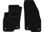 Wielganizator Tappetini Auto Velours Anteriori Adatto Per Alfa Romeo Mito (2008-2019, Hatchback) Neri, Set 2 Pz, Con Fissaggi