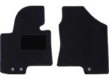Wielganizator Tappetini Auto Velours Anteriori Adatto Per Kia Sportage Iii (2010-2015, Suv) Neri, Set 2 Pz, Con Fissaggi