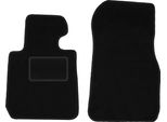 Wielganizator Tappetini Auto Velours Anteriori Adatto Per Bmw 3 F30 (2011-2018, Berlina) Neri, Set 2 Pz, Con Fissaggi