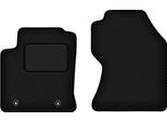 Wielganizator Tappetini Auto Velours Anteriori Adatto Per Ford Focus MK1 Fl (2001-2004, Hatchback, Berlina, Station Wagon) Neri, Set 2 Pz, Con Fissaggi