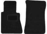 Wielganizator Tappetini Auto Velours Anteriori Adatto Per Mercedes W116S (1972-1980, Berlina) Neri, Set 2 Pz, Con Fissaggi