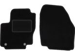 Wielganizator Tappetini Auto Velours Anteriori Adatto Per Ford Mondeo MK4 (2007-2012, Liftback, Berlina, Station Wagon) Neri, Set 2 Pz, Con Fissaggi