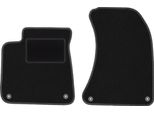 Wielganizator Tappetini Auto Velours Anteriori Adatto Per Audi A8 D4 (2009-2017, Berlina) Neri, Set 2 Pz, Con Fissaggi