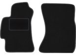 Wielganizator Tappetini Auto Velours Anteriori Adatto Per Subaru Outback Iii (2003-2009, Station Wagon, Berlina) Neri, Set 2 Pz, Con Fissaggi