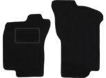Wielganizator Tappetini Auto Velours Anteriori Adatto Per Fiat Tempra (1990-1999, Station Wagon, Berlina) Neri, Set 2 Pz, Con Fissaggi