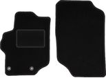 Wielganizator Tappetini Auto Velours Anteriori Adatto Per Peugeot 301 (2012-, Berlina) Neri, Set 2 Pz, Con Fissaggi