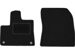 Wielganizator Tappetini Auto Velours Anteriori Adatto Per Peugeot Rifter (2018-, Furgoncino) Neri, Set 2 Pz, Con Fissaggi