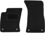 Wielganizator Tappetini Auto Velours Anteriori Adatto Per Audi A8 D3 (2002-2009, Berlina) Neri, Set 2 Pz, Con Fissaggi