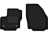 Wielganizator Tappetini Auto Velours Anteriori Adatto Per Ford S-MAX MK1 (2012-2015, Minivan) Neri, Set 2 Pz, Con Fissaggi
