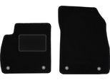 Wielganizator Tappetini Auto Velours Anteriori Adatto Per Opel Zafira C (2012-2018, Minivan) Neri, Set 2 Pz, Con Fissaggi