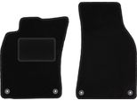 Wielganizator Tappetini Auto Velours Anteriori Adatto Per Audi A6 C6 Fl (2006-2011, Berlina, Station Wagon, Avant) Neri, Set 2 Pz, Con Fissaggi