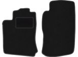 Wielganizator Tappetini Auto Velours Anteriori Adatto Per Opel Vectra B (1996-2001, Hatchback, Berlina, Station Wagon, Liftback) Neri, Set 2 Pz, Con Fissaggi