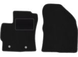 Wielganizator Tappetini Auto Velours Anteriori Adatto Per Toyota Verso Fl (2013-2019, Minivan) Neri, Set 2 Pz, Con Fissaggi
