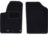 Wielganizator Tappetini Auto Velours Anteriori Adatto Per Citroen Berlingo I (1996-2010, Furgoncino, Multispace) Neri, Set 2 Pz, Con Fissaggi