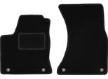 Wielganizator Tappetini Auto Velours Anteriori Adatto Per Audi Q5 I (2008-2017, Suv) Neri, Set 2 Pz, Con Fissaggi