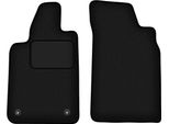Wielganizator Tappetini Auto Velours Anteriori Adatto Per Fiat Barchetta (1995-2005, Coupé, Cabriolet) Neri, Set 2 Pz, Con Fissaggi