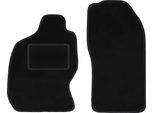 Wielganizator Tappetini Auto Velours Anteriori Adatto Per Nissan Patrol Y61 Gu Gr (1998-2004, Fuoristrada) Neri, Set 2 Pz, Con Fissaggi