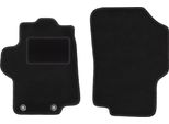Wielganizator Tappetini Auto Velours Anteriori Adatto Per Peugeot 1007 (2004-2009, Minivan) Neri, Set 2 Pz, Con Fissaggi